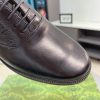Gucci black leather men's lace-up formal shoes