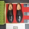 Gucci men's leather derby shoes