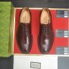 Gucci men's leather derby shoes