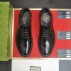 Gucci men's leather derby shoes
