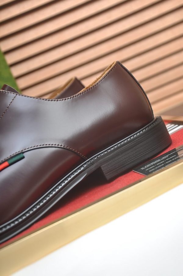 Gucci men's leather derby shoes