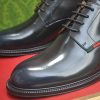 Gucci men's leather derby shoes