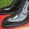 Gucci men's leather derby shoes