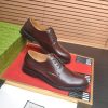 Gucci men's leather derby shoes