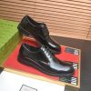 Gucci men's leather derby shoes