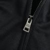Gucci monogram-patterned crystal zip-up sweatshirt- Black