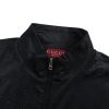Gucci monogram-patterned crystal zip-up sweatshirt- Black