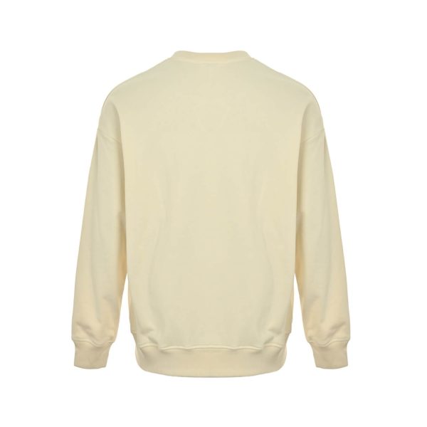 Loewe Anagram Tassel Color Block Crew Neck Sweatshirt- Beige (8) Loewe Anagram Tassel Color Block Crew Neck Sweatshirt- Beige