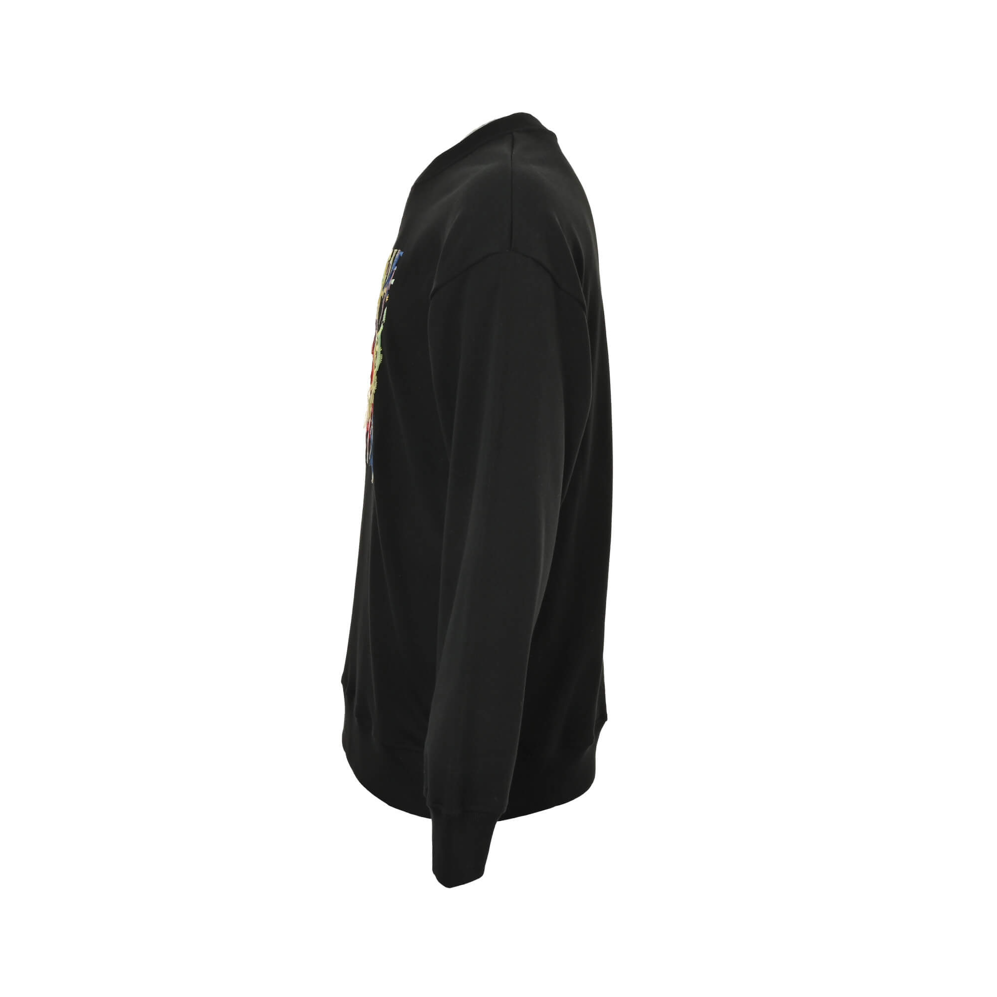 Loewe Anagram Tassel Color Block Crew Neck Sweatshirt- Black 5 Loewe Anagram Tassel Color Block Crew Neck Sweatshirt- Black - Image 5