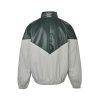 Louis Vuitton Graphic Leather Mix Tracktop- Grey-Green (10) Louis Vuitton Graphic Leather Mix Tracktop Jacket- Grey-Green