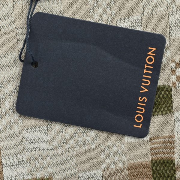 Louis Vuitton Graphic Snake Mosaic Jacquard Sweater- Beige