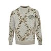 Louis Vuitton Graphic Snake Mosaic Jacquard Sweater- Beige