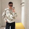 Louis Vuitton Graphic Snake Mosaic Jacquard Sweater- Beige