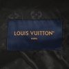 Louis Vuitton Leather Patch Fleece Blouson Jacket- Navy Blue