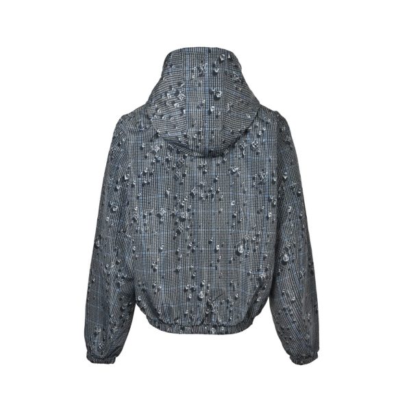 Louis Vuitton Monogram Reversible Hooded Jacket- Dark Gray