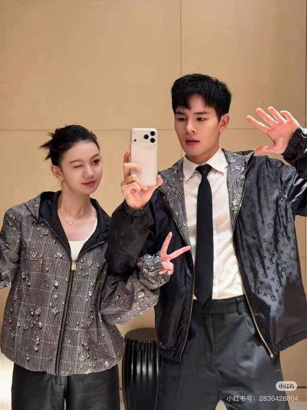 Louis Vuitton Monogram Reversible Hooded Jacket- Dark Gray