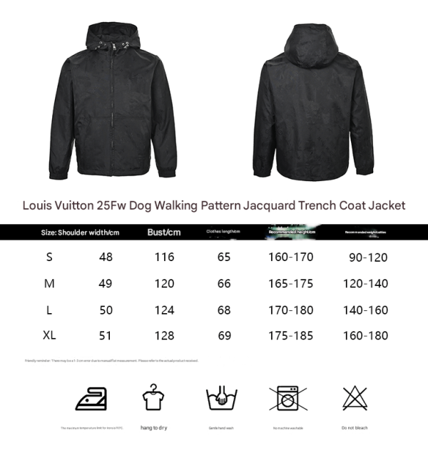 Louis Vuitton Nylon Windbreaker Jacket- Black