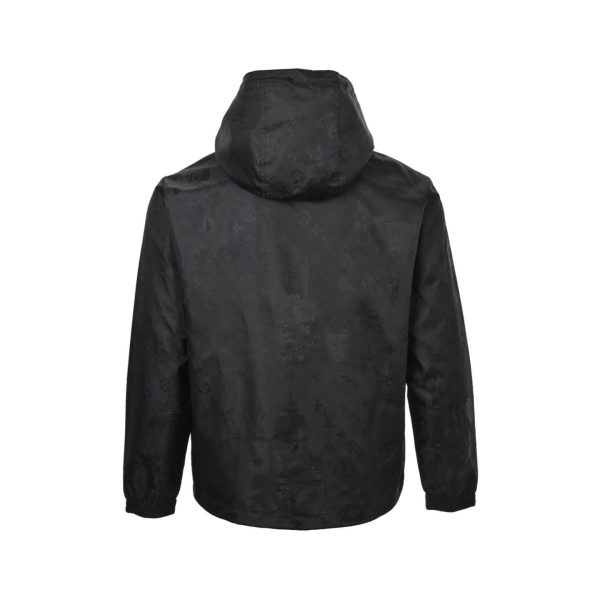 Louis Vuitton Nylon Windbreaker Jacket- Black