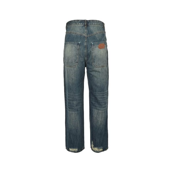 Louis Vuitton Wide Leg Fit Denim Pants- Light Blue