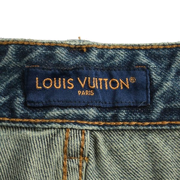Louis Vuitton Wide Leg Fit Denim Pants- Light Blue