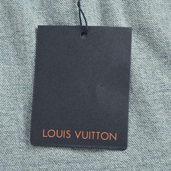 Louis Vuitton Workwear Zip-Up Denim Jacket- Blue