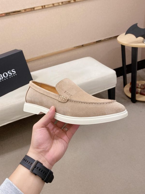 Men's Boss suede loafers