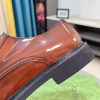 Men's Gucci lace-up shoes in Dark Brown shiny leather. (4) Men's Gucci lace-up shoes in Dark Brown shiny leather.