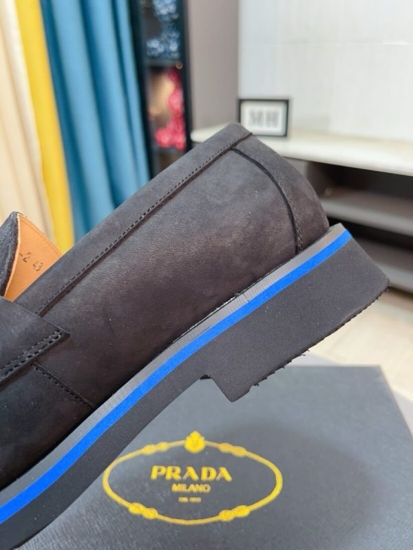 Men's black suede loafers (4) Men's black suede loafers