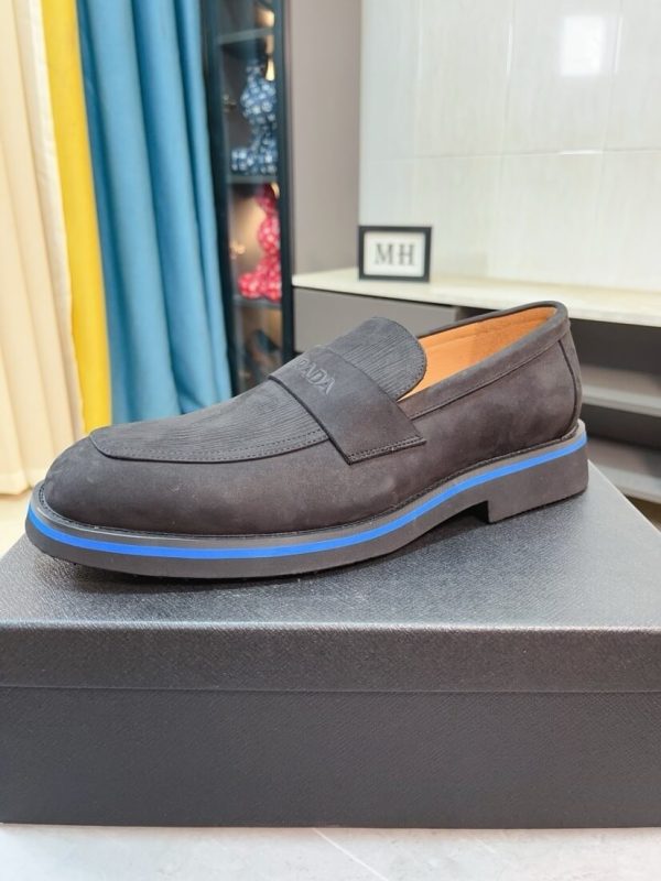 Men's black suede loafers (9) Men's black suede loafers