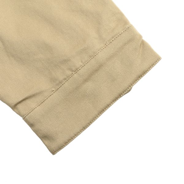 Miu Miu Chino Cloth Blouson Button-up Jacket- Khaki