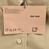 Miu Miu Chino Cloth Blouson Button-up Jacket- Khaki
