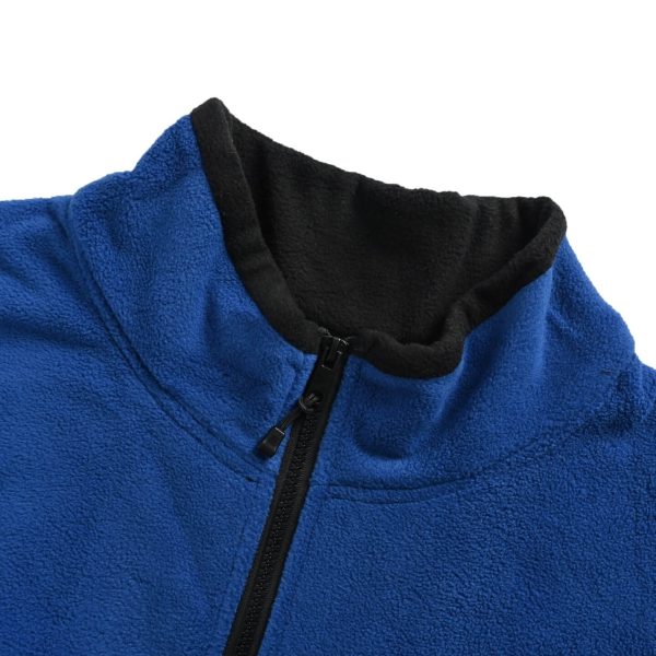Miu Miu Windbreaker Fleece Zip-Up Jacket- Blue