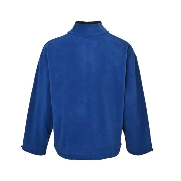 Miu Miu Windbreaker Fleece Zip-Up Jacket- Blue