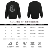 Moncler Blurred Logo Crew Neck Sweatshirt- White (1) Moncler Blurred Logo Crew Neck Sweatshirt- White