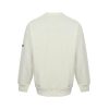Moncler Blurred Logo Crew Neck Sweatshirt- White (2) Moncler Blurred Logo Crew Neck Sweatshirt- White
