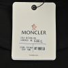 Moncler Embroidered Logo Zip-up Sweatshirt- Black