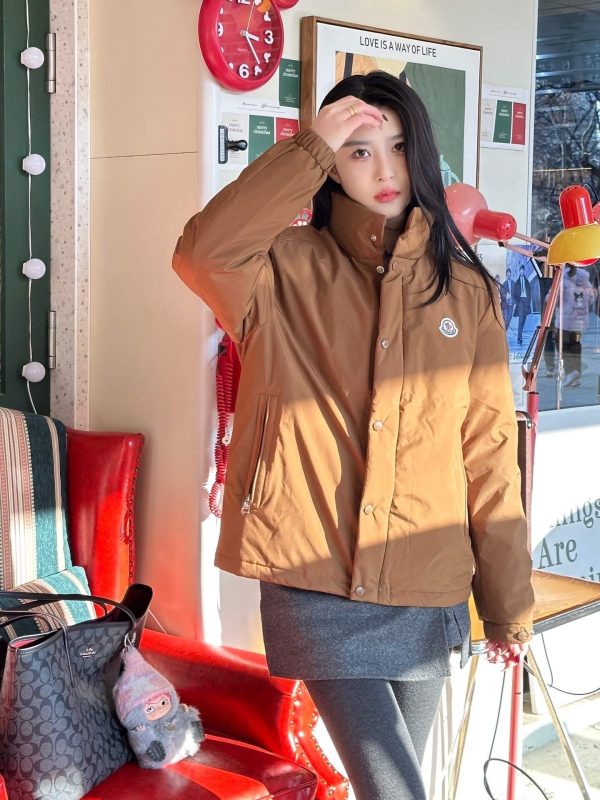 Moncler Epine Short Down Jacket- Tan (4) Moncler Epine Short Down Jacket- Tan