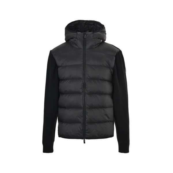 Moncler Hybrid Hooded Jacket- Black