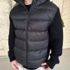 Moncler Hybrid Hooded Jacket- Black