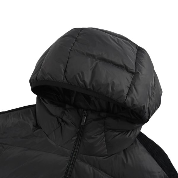 Moncler Hybrid Hooded Jacket- Black