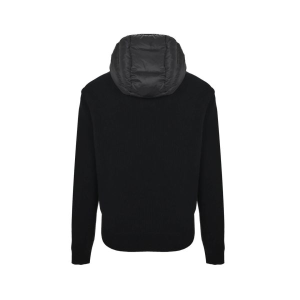 Moncler Hybrid Hooded Jacket- Black