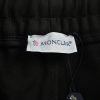Moncler Logo Trim Drawstring Track Pants- Black