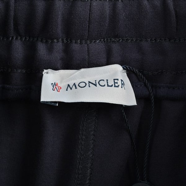Moncler Side Logo Patch Jogging Trousers- Navy Blue