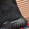 Philipp Plein Supersonic black knit sock sneakers.