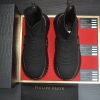 Philipp Plein Supersonic black knit sock sneakers.