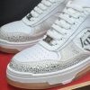 Philipp Plein crystal-embellished low-top leather sneakers