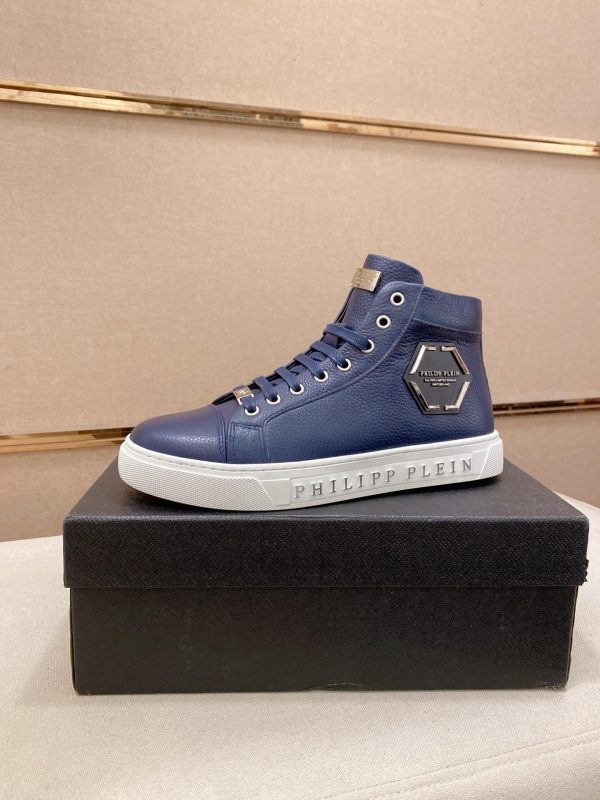 Philipp Plein high-top leather sneakers (1) Philipp Plein high-top leather sneakers
