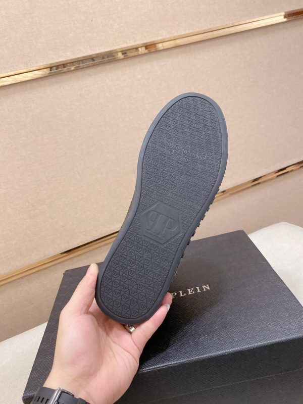 Philipp Plein high-top leather sneakers