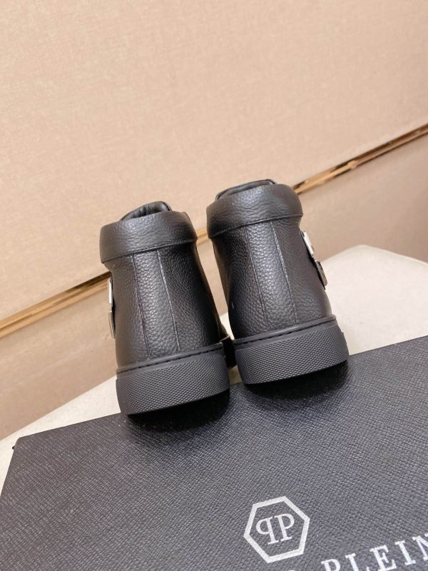 Philipp Plein high-top leather sneakers