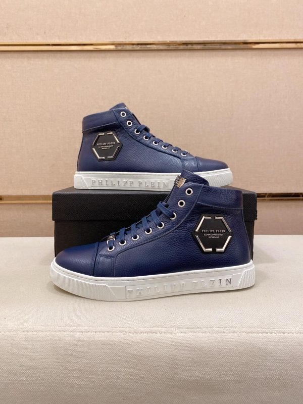Philipp Plein high-top leather sneakers (4) Philipp Plein high-top leather sneakers